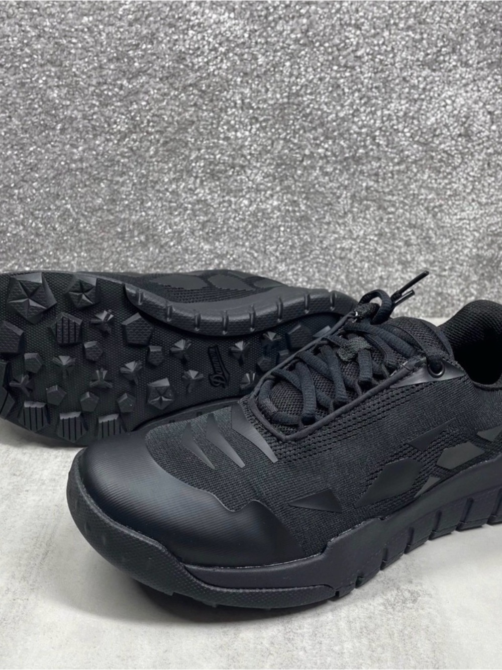 Danner Men's 6EE All-Black Lightweight Trail Sneakers